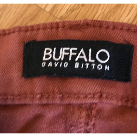Buffalo David Bitton Pants Jeans Rust Womens 4/29 Hanna High Rise Stretch Skinny - Picture 4 of 13